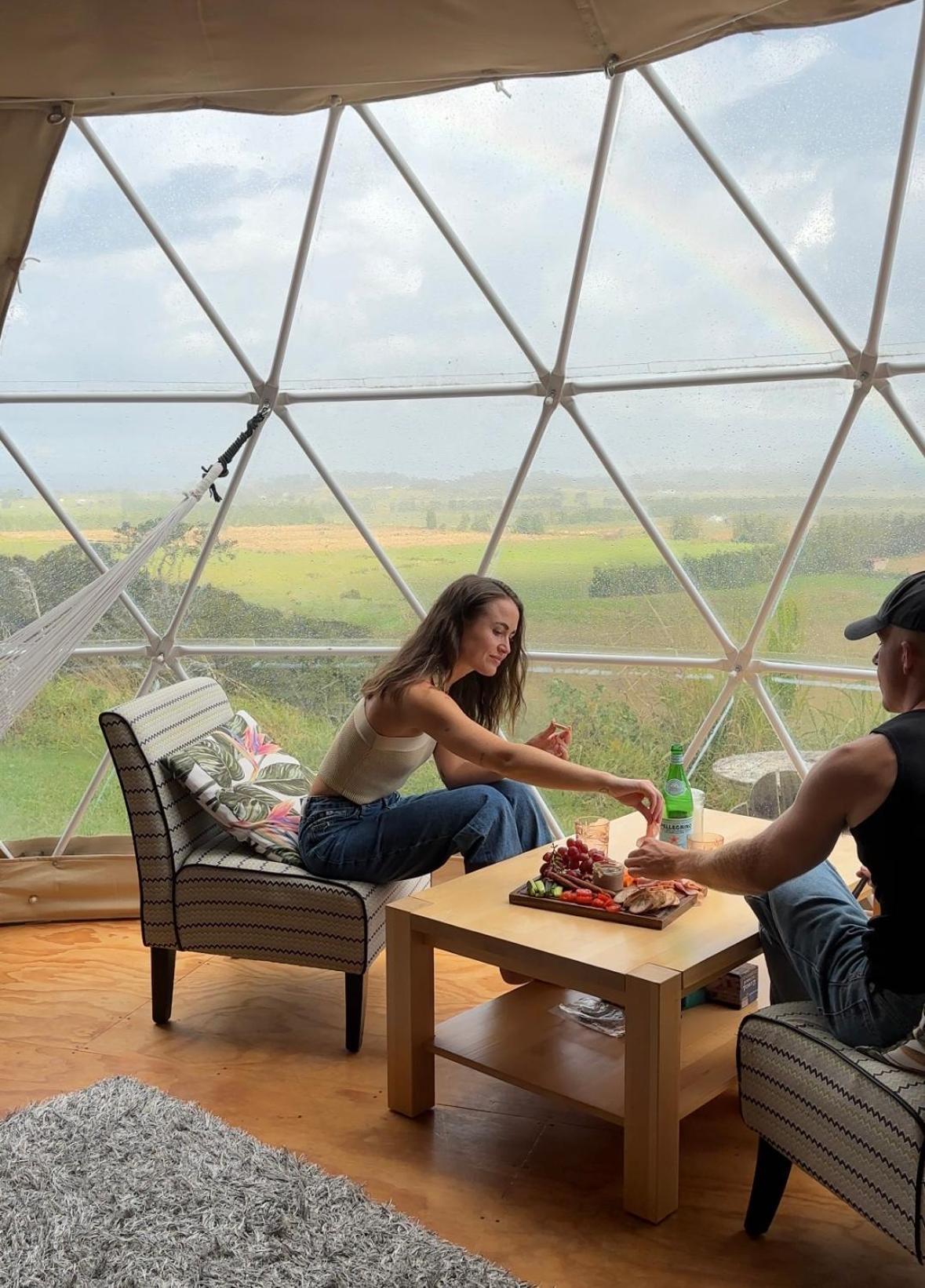 1 Waipu Off-Grid Eco Seaview Geodesic Glamping Dome Hotel Kültér fotó
