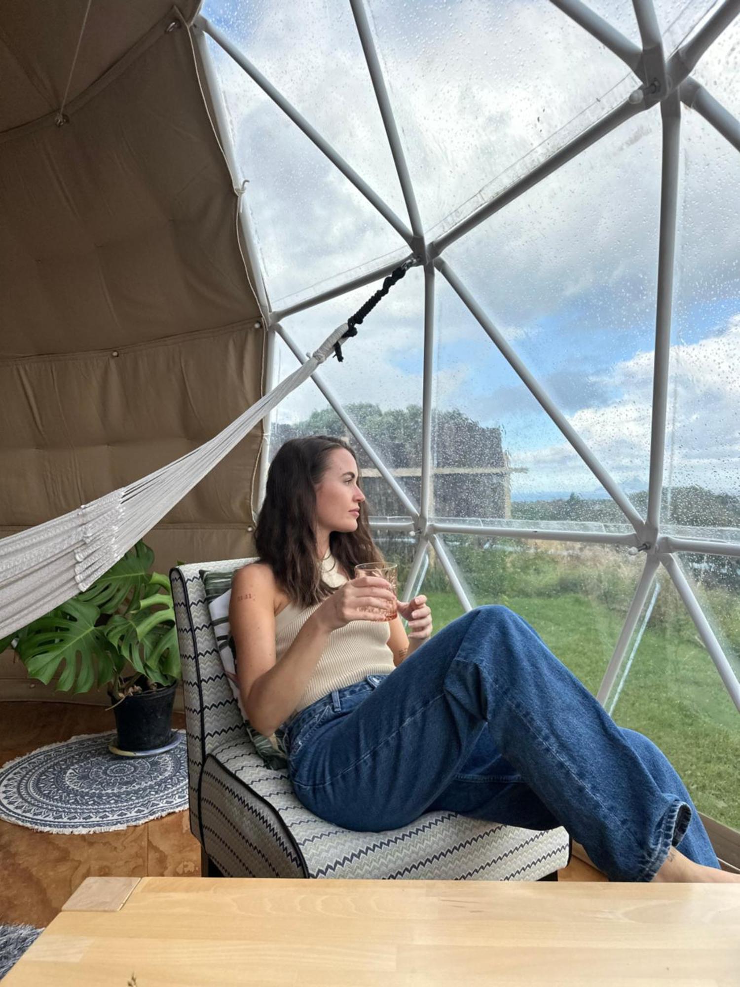 1 Waipu Off-Grid Eco Seaview Geodesic Glamping Dome Hotel Kültér fotó