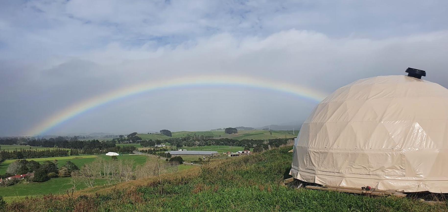 1 Waipu Off-Grid Eco Seaview Geodesic Glamping Dome Hotel Kültér fotó